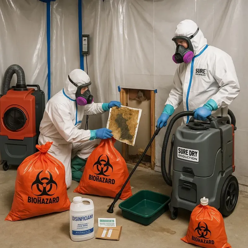 Contaminated Water Handling Protocols process in Espino, PR
